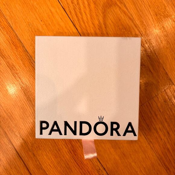 NWT Pandora Original Snake Chain Bracelet - Rose Gold Barrel Clasp - Picture 3 of 7